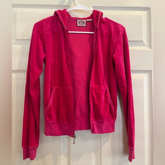 JUICY COUTURE pink velour jacket - Picture 9 of 11